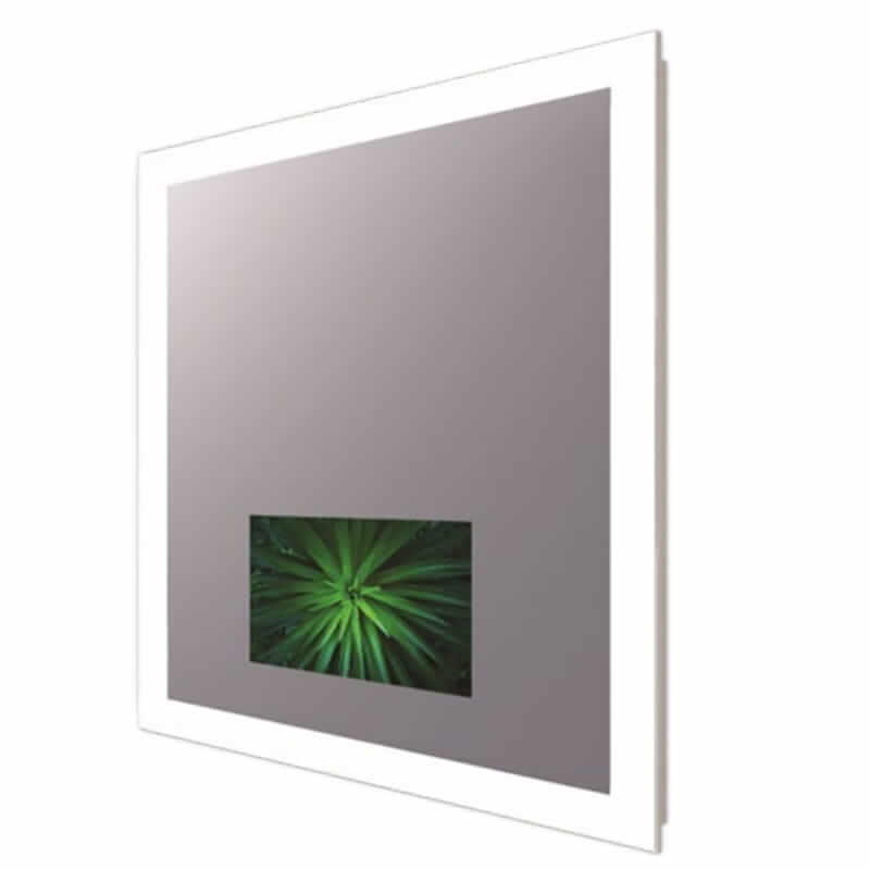 Silhouette Led Lighted Mirror Tv Side View