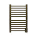 Sirio s2132.2 12 Bar Hardwired Towel Warmer Brushed Bronze Front View