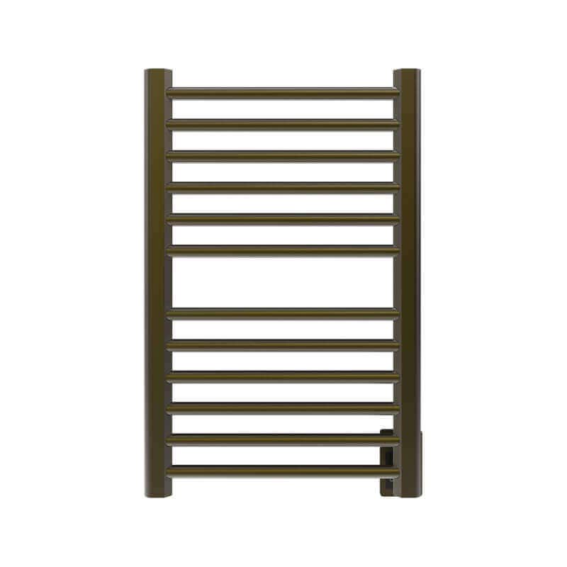 Sirio s2132.2 12 Bar Hardwired Towel Warmer Brushed Bronze Front View