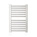 Sirio s2132.2 12 Bar Hardwired Towel Warmer Brushed Stainless Front View