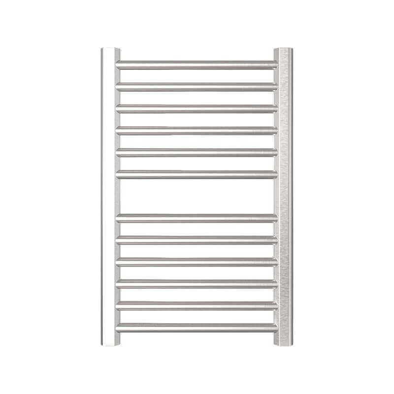 Sirio s2132.2 12 Bar Hardwired Towel Warmer Brushed Stainless Front View
