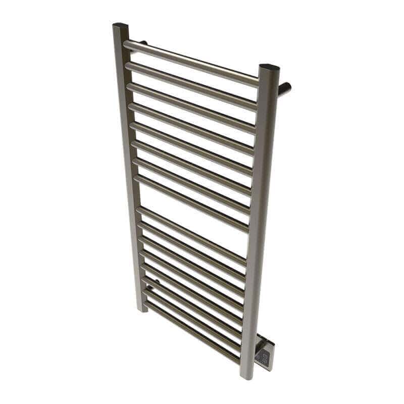Sirio s2142.2 16 Bar Hardwired Towel Warmer Brushed Bronze Corner View
