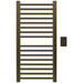 Sirio s2142.2 16 Bar Hardwired Towel Warmer Brushed Bronze Front View