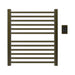 Sirio s2932.2 12 Bar Hardwired Towel Warmer Brushed Bronze Front View
