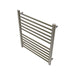 Sirio s2932.2 12 Bar Hardwired Towel Warmer Brushed Bronze Side View