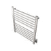 Sirio s2932.2 12 Bar Hardwired Towel Warmer Brushed Stainless Corner View