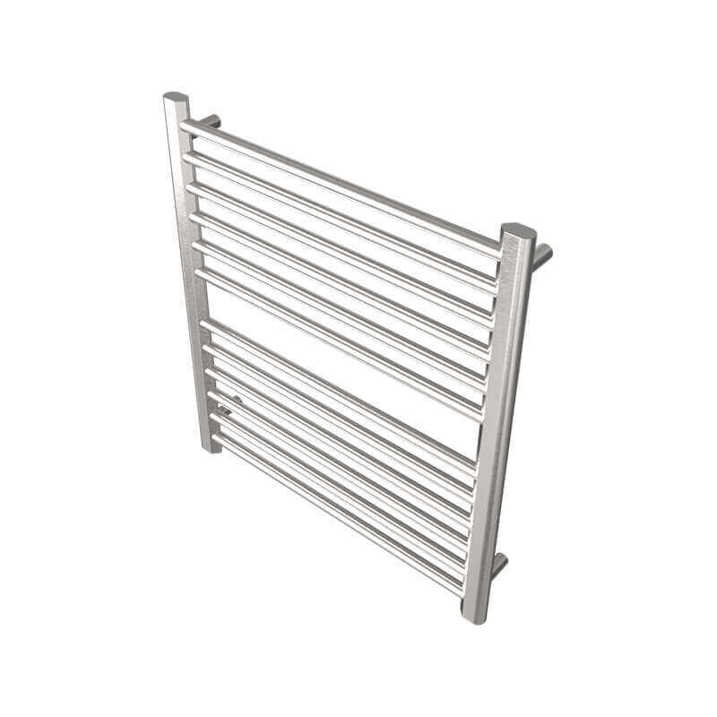 Sirio s2932.2 12 Bar Hardwired Towel Warmer Brushed Stainless Side View