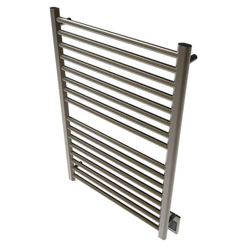Sirio s2942.2 16 Bar Hardwired Towel Warmer Brushed Bronze Corner View