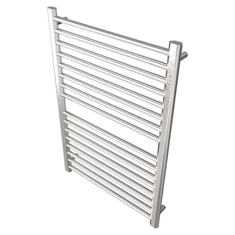 Sirio s2942.2 16 Bar Hardwired Towel Warmer  Brushed Stainless Side View