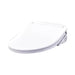 Sleek Washlet KS6 Bidet Seat Alongside a Remote Control