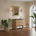 Solene 36 Inch Single Vanity Seaside Oak Seaside Oak Front View