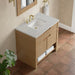 Solene 36" Single Vanity in Seaside Oak With Eternal Jasmine Pearl Quartz Top