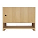 Solene 48 Inch Single Vanity Seaside Oak Back View