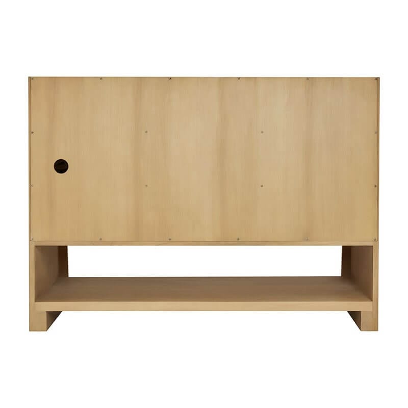 Solene 48 Inch Single Vanity Seaside Oak Back View