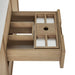 Solene 48 Inch Single Vanity Seaside Oak Drawer Organizer