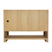 Solene 48" Single Vanity in Seaside Oak Back View