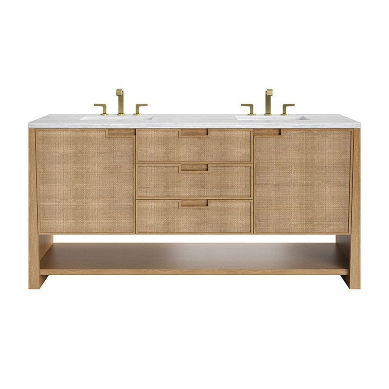 Solene 72 Inch Double Vanity Front View Vanity