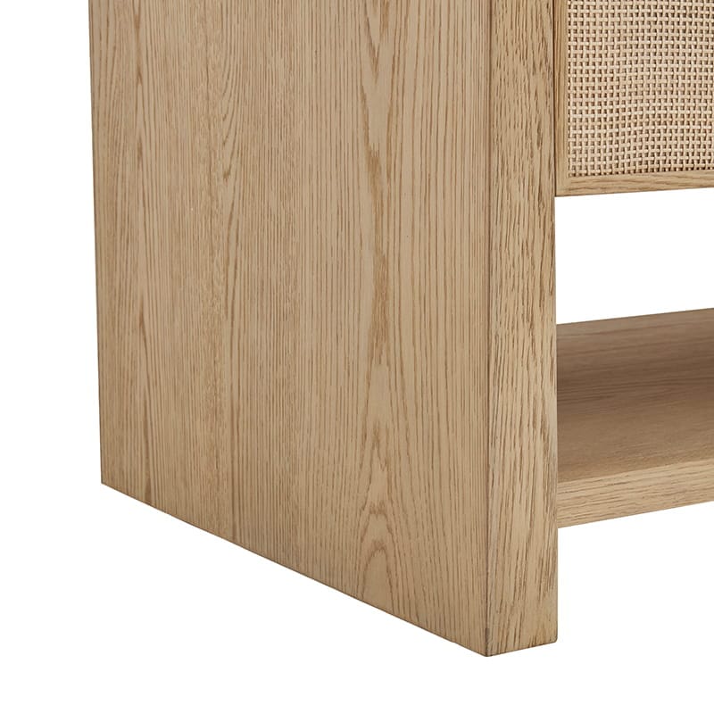 Solene 72 Inch Double Vanity in Seaside Oak Stand Up Close