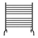 Solo 33 Freestanding Towel Warmer Matte Black Front View