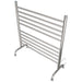 Solo 33 Freestanding Towel Warmer Polished Stainless Side View