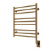 Sorano 19.5" x 23" Towel Warmer in Pvd Brushed Bronze