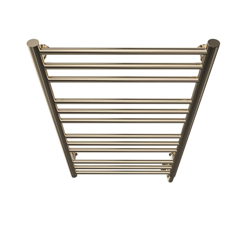 Sorano 19.5" x 31" Towel Warmer in Unlacquered Brass Top View