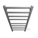 Square 18 X 40 Towel Warmer Brush Nickel Plug-in Top View