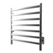 Square 24 X 27 Towel Warmer Chrome Hardwired Side View