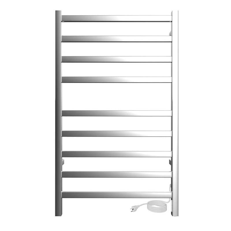 Square 24 X 40 Towel Warmer Chrome Plug-in Front View