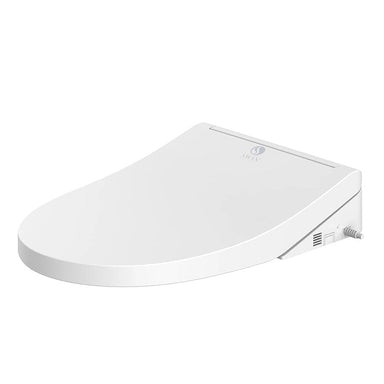 swan bidet toilet seat attachment corner view facing left