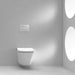 swan wall hung bidet toilet front view lifestyle