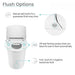 swiss madison avancer integrated bidet toilet flush options