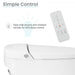 swiss madison avancer integrated bidet toilet remote control