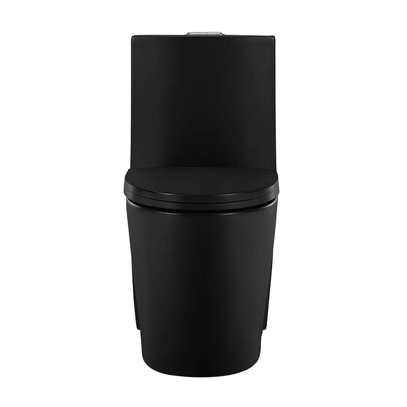 Swiss Madison St. Tropez One-Piece Elongated Toilet Vortex™ Dual-Flush 1.1/1.6 gpf in Matte Black