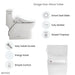 swiss madison virage one piece toilet features