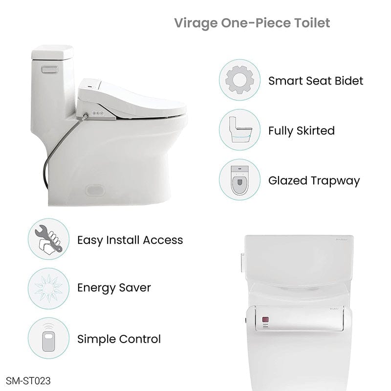 swiss madison virage one piece toilet features