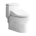 swiss madison virage one piece toilet with vivante bidet seat corner view