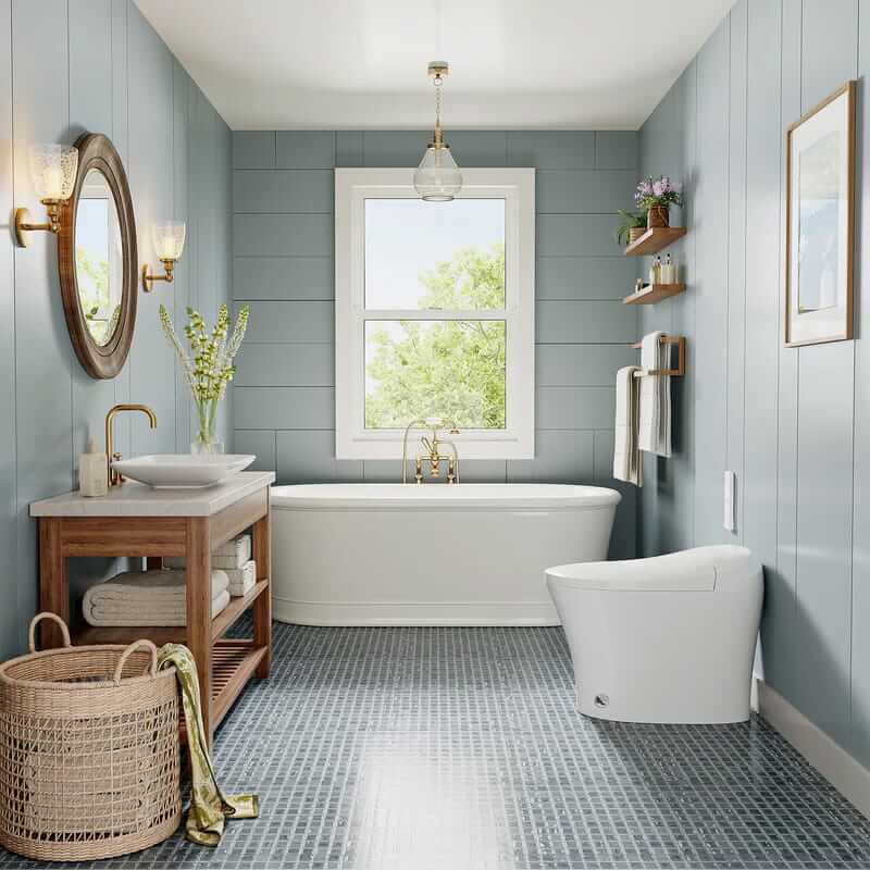 T16 Smart Toilet Corner View Lifestyle
