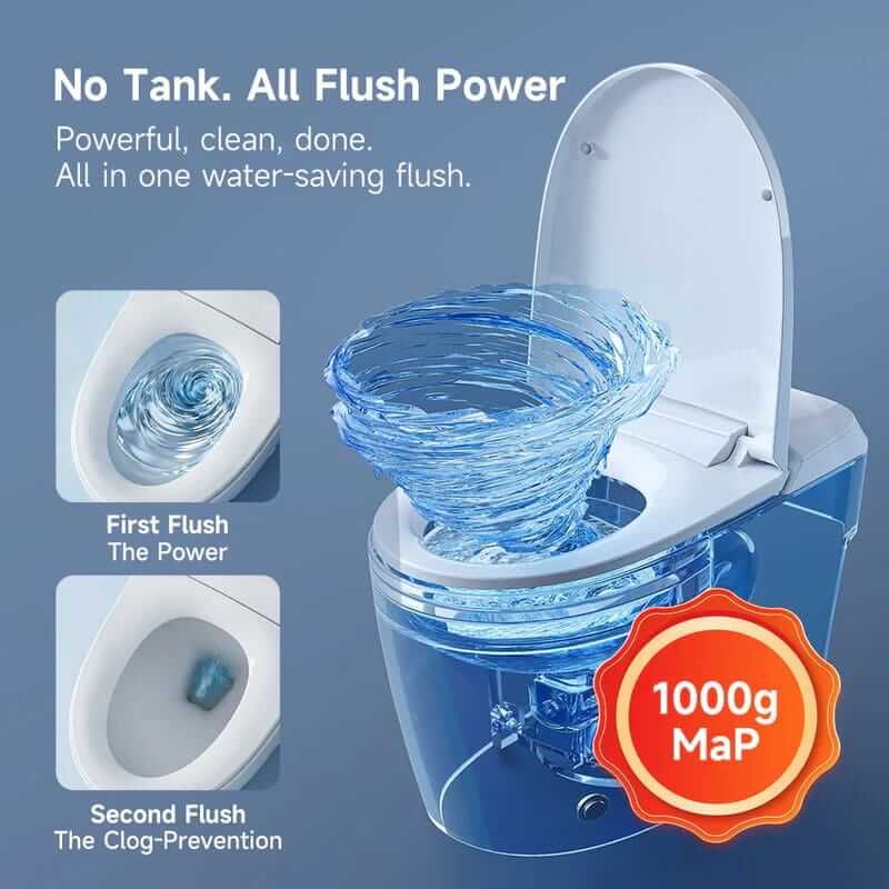 T30 Smart Toilet With No Tank