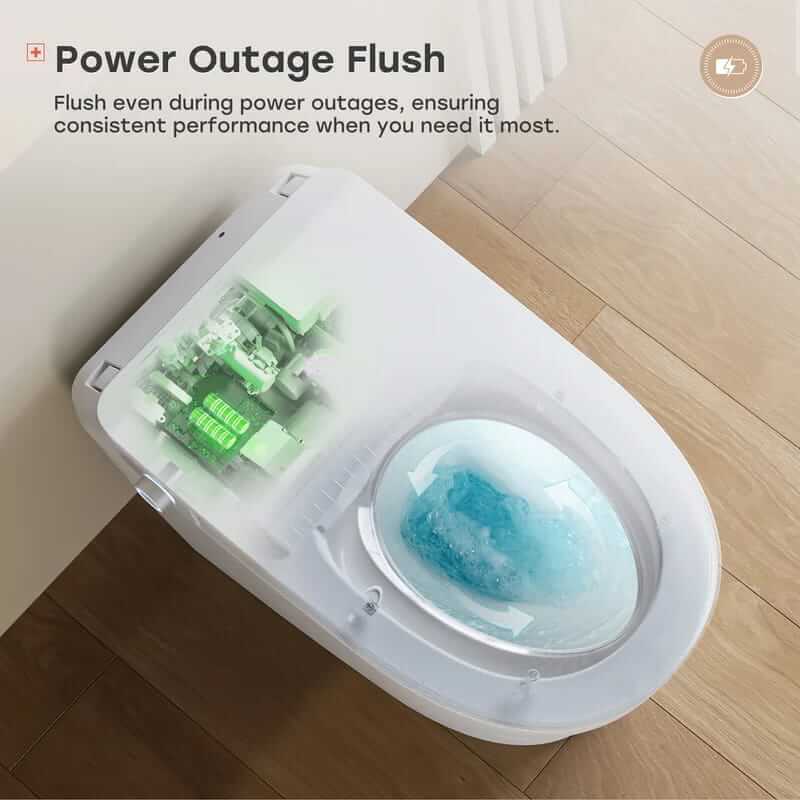 T32 Smart Toilet With Power Outage Flush