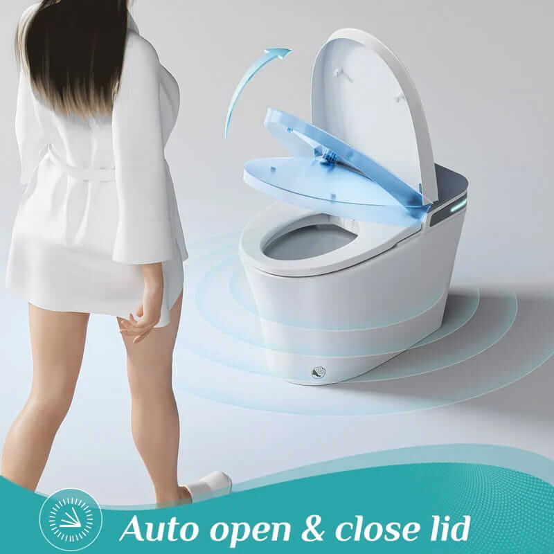 T37 Smart Toilet Auto Open/Close Lid