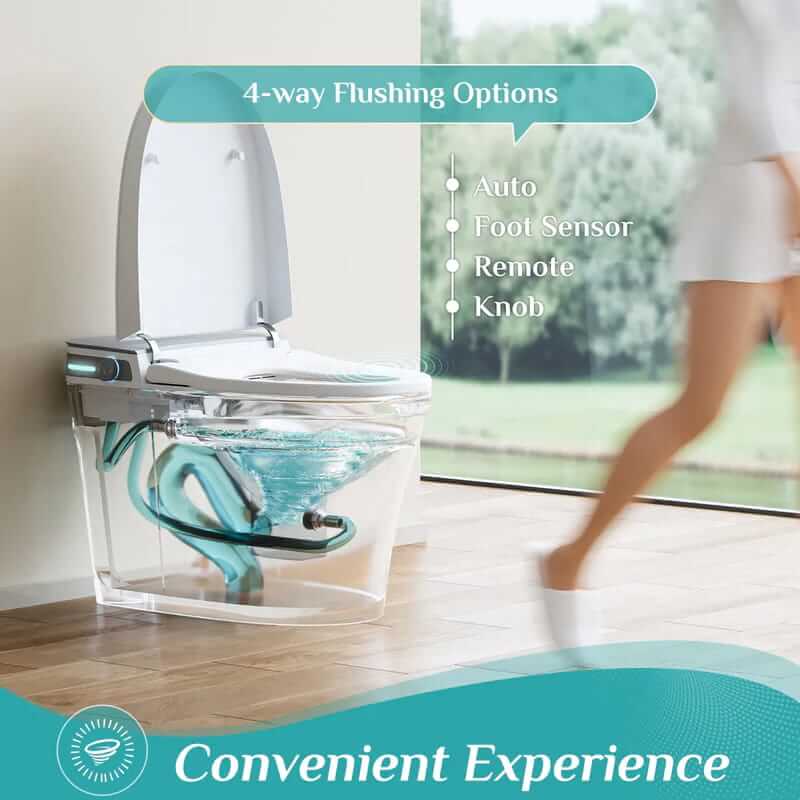 T37 Smart Toilet With Four Ways of Flushing