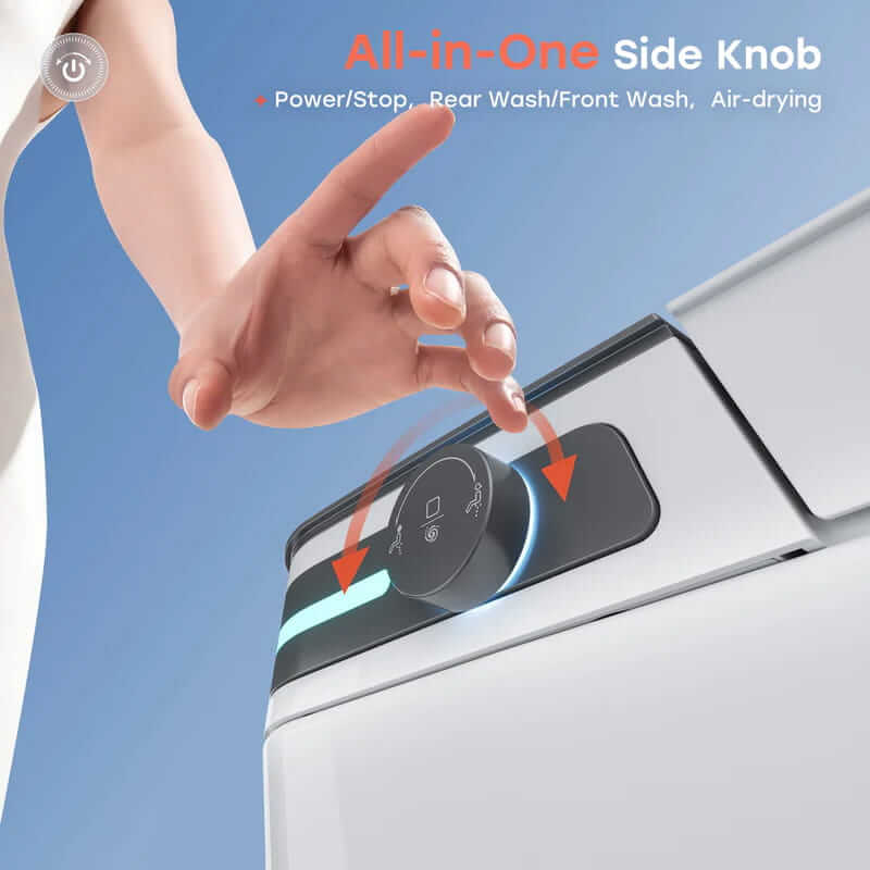 T37D Smart Toilet All in One Side Knob
