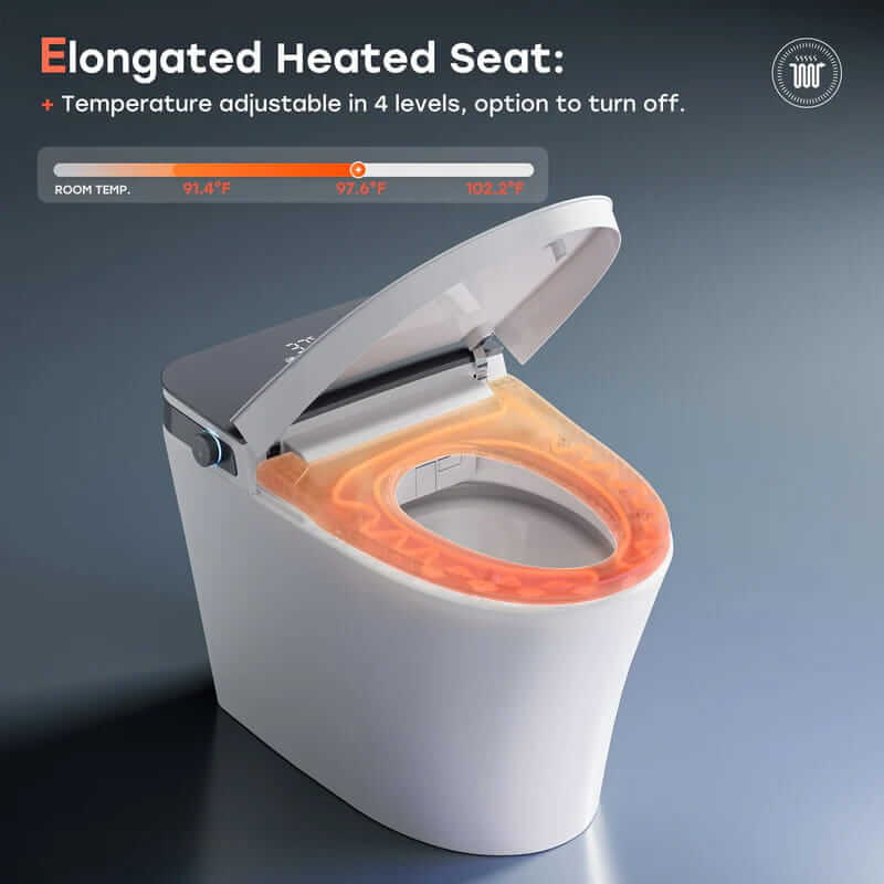 T37D Smart Toilet Elongated Heated Seat