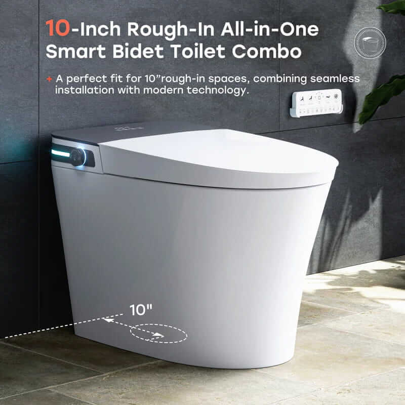 T37D Smart Toilet With 10 Inch Rough-in