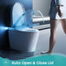 T38 Bidet Combo Toilet With Auto Open and Close Lid