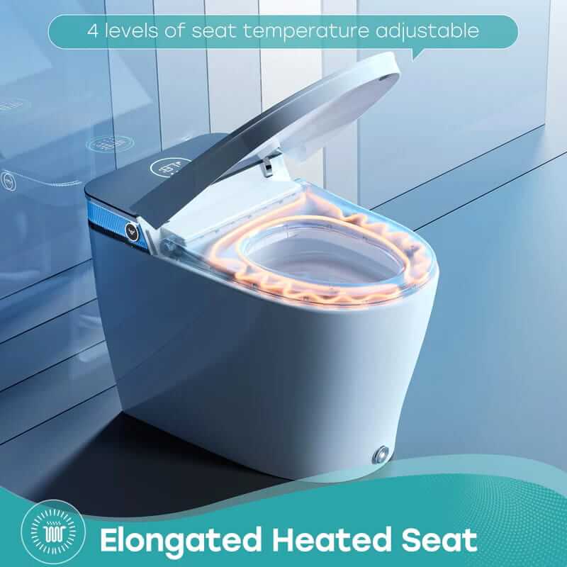 T38 Bidet Combo Toilet With Elongated Heated Seat