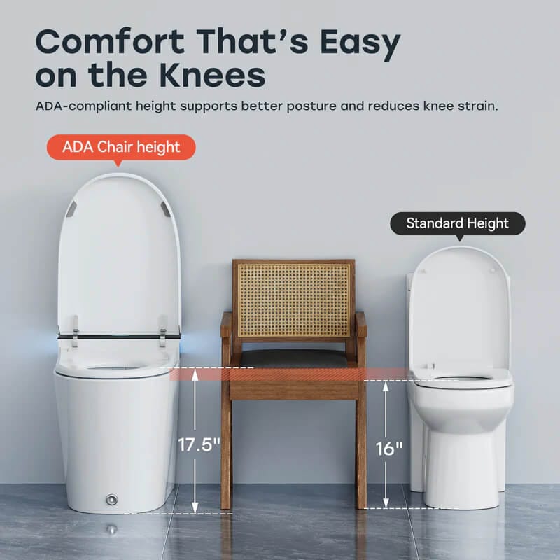 T38P Smart Toilet ADA Compliant Height