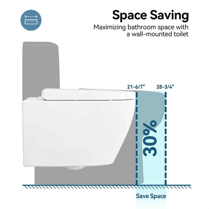 TG03W Wall Mounted Toilet Space Saving
