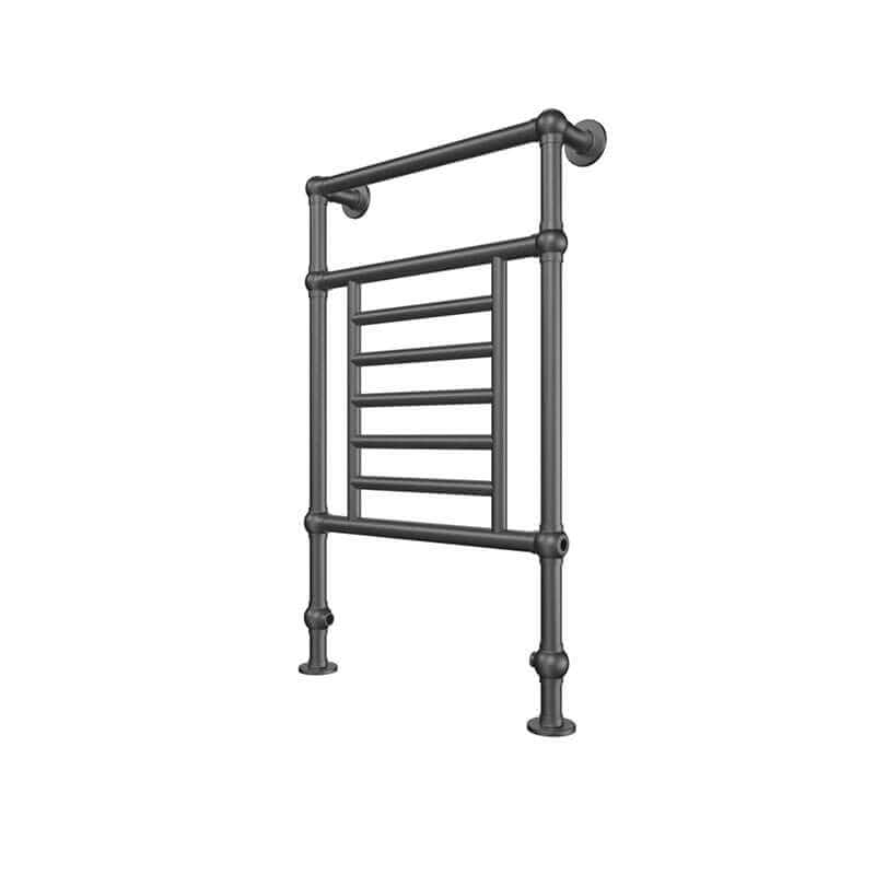 Thames 23.5 X 38 Towel Warmer Brushed Nickel Corner View